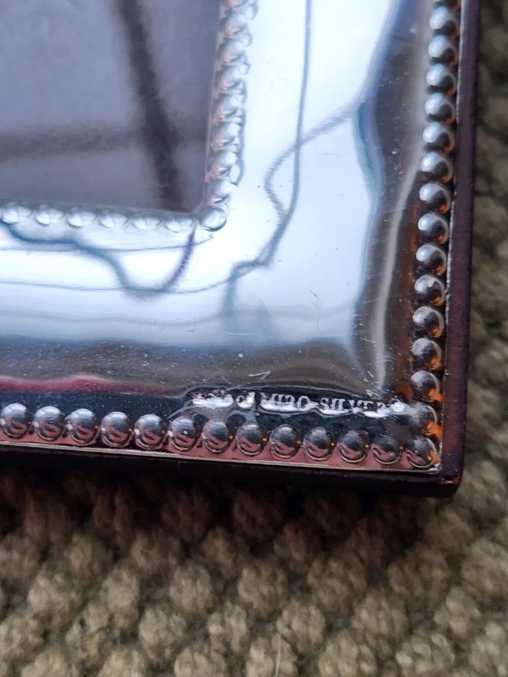 2 Beltrami Miro Silver 4 X 6 Photo Picture Frames Double Beaded Border 5